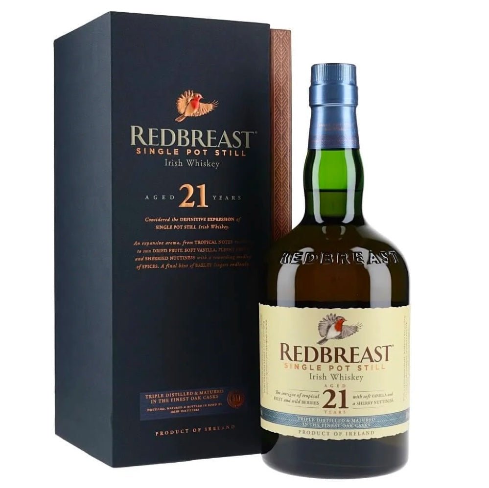 Redbreast 21 Year Old Single Pot Still Irish Whiskey - Bottles2Gift