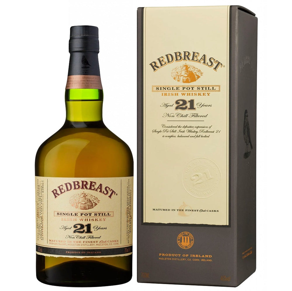 Redbreast 21 Year Old Single Pot Still Irish Whiskey - Whiskey Pros