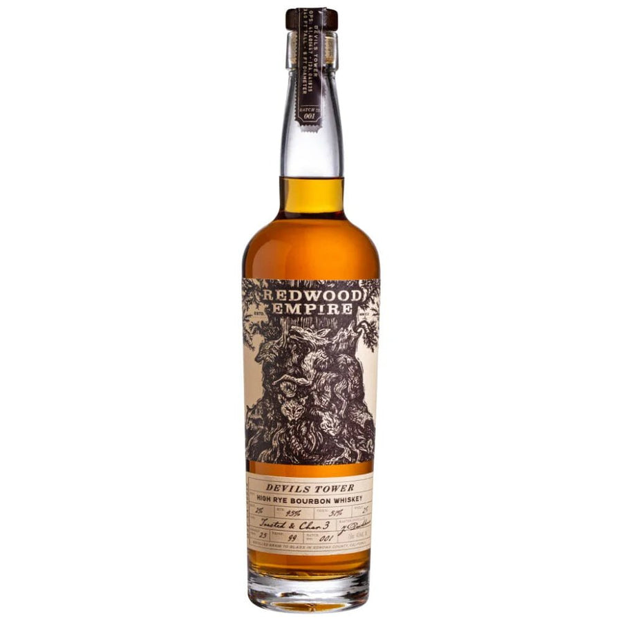 Redwood Empire Devils Tower High Rye Bourbon - Bottles2Gift