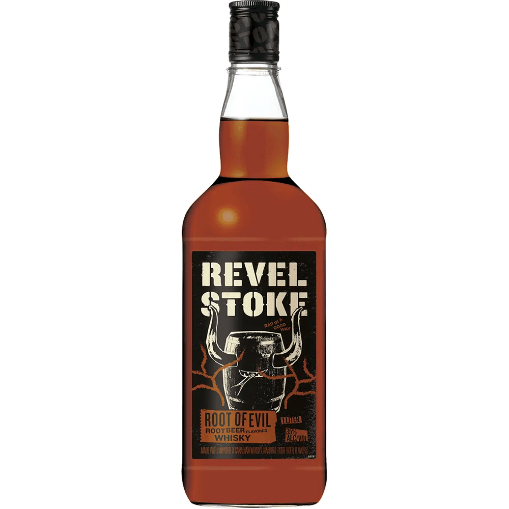 Revel Stoke 'Root of Evil' Root Beer Flavored Whisky 1 Liter - Bottles2Gift