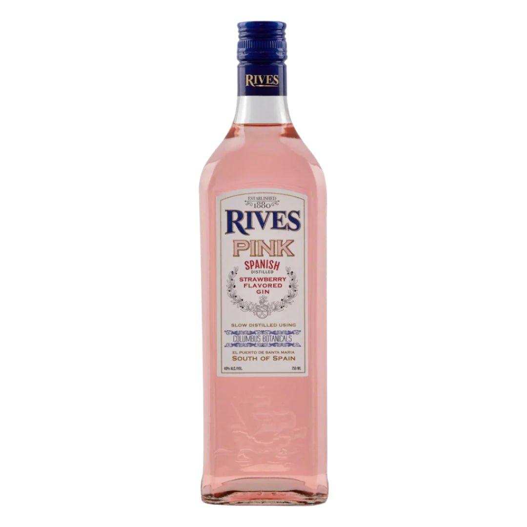 Rives Spanish Pink Strawberry Flavored Gin - Bottles2Gift