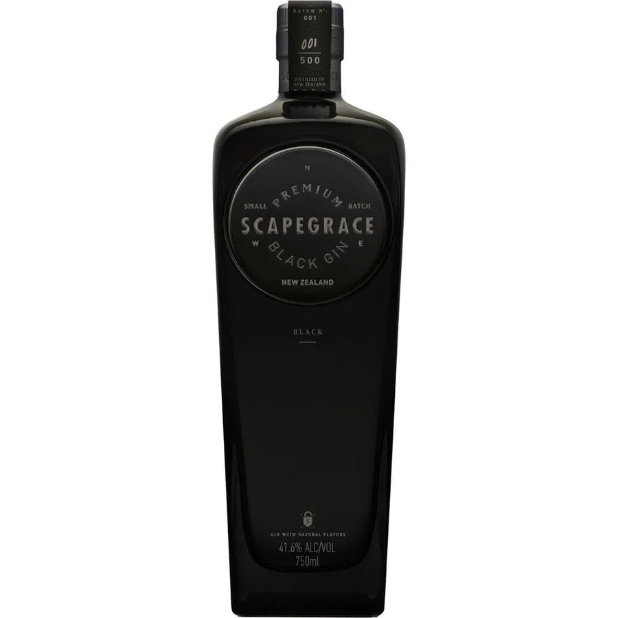 Scapegrace Black New Zealand Gin Small Batch - Bottles2Gift