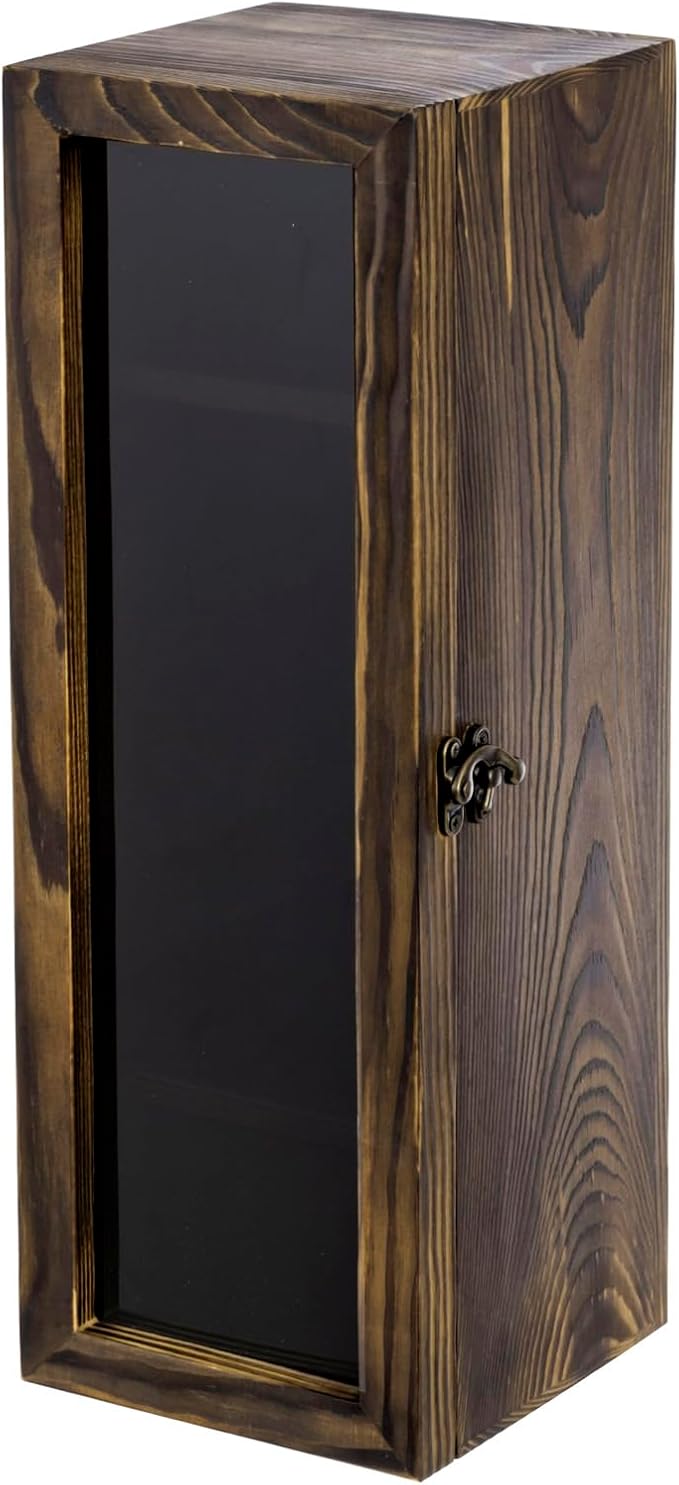Solid Wooden Gift Box with Window in 3 colors - Bottles2Gift