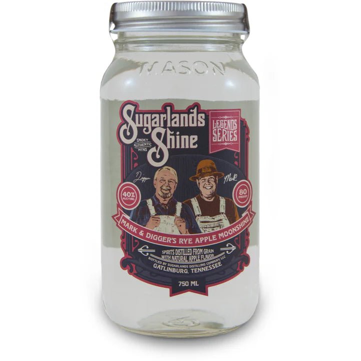 Sugarlands Mark & Digger's Rye Apple Moonshine - Bottles2Gift