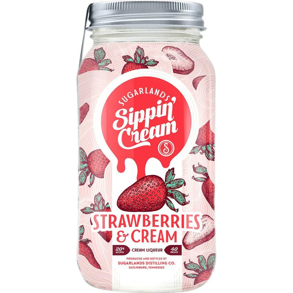 Sugarlands Strawberries N’ Cream Sippin’ Cream Liqueur - Bottles2Gift