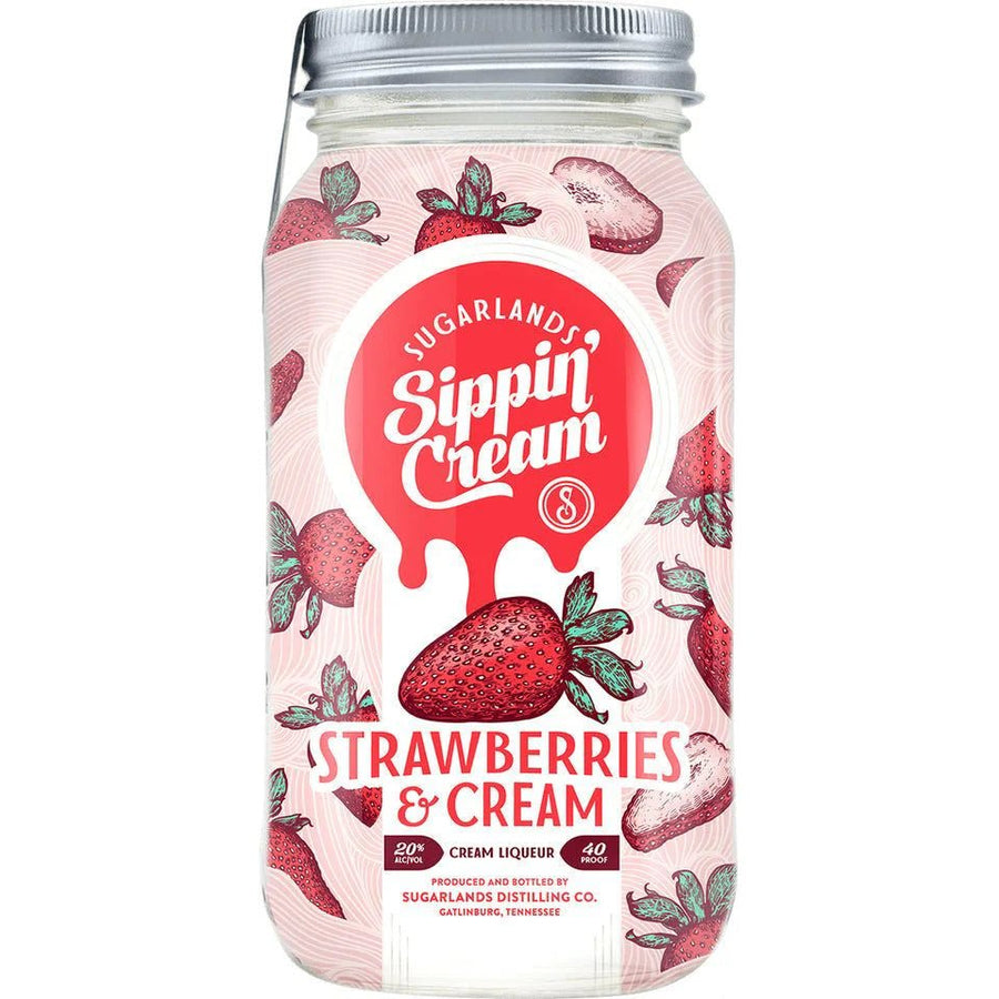 Sugarlands Strawberries N’ Cream Sippin’ Cream Liqueur - Bottles2Gift