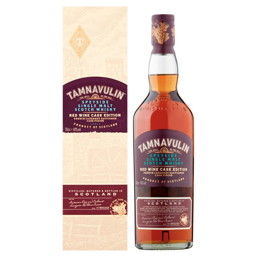Tamnavulin Red Wine Cask Single Malt Scotch Whisky - Bottles2Gift