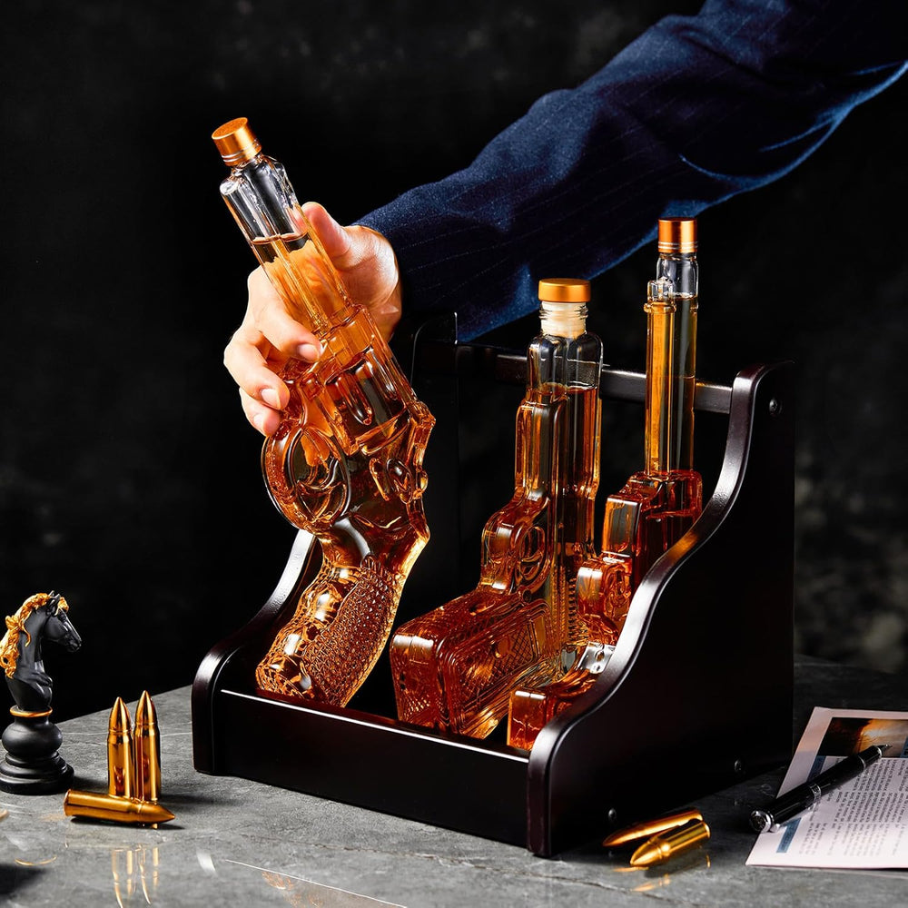 The 3 Gun Decanter Set - Bottles2Gift