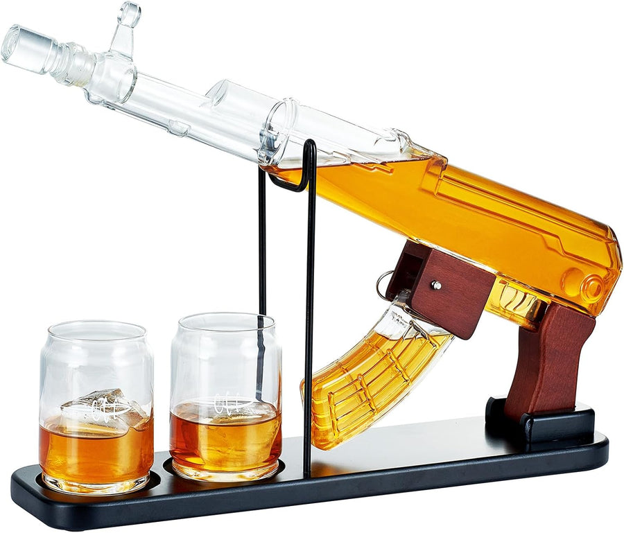 The AK - 47 Whiskey Decanter Set - Bottles2Gift
