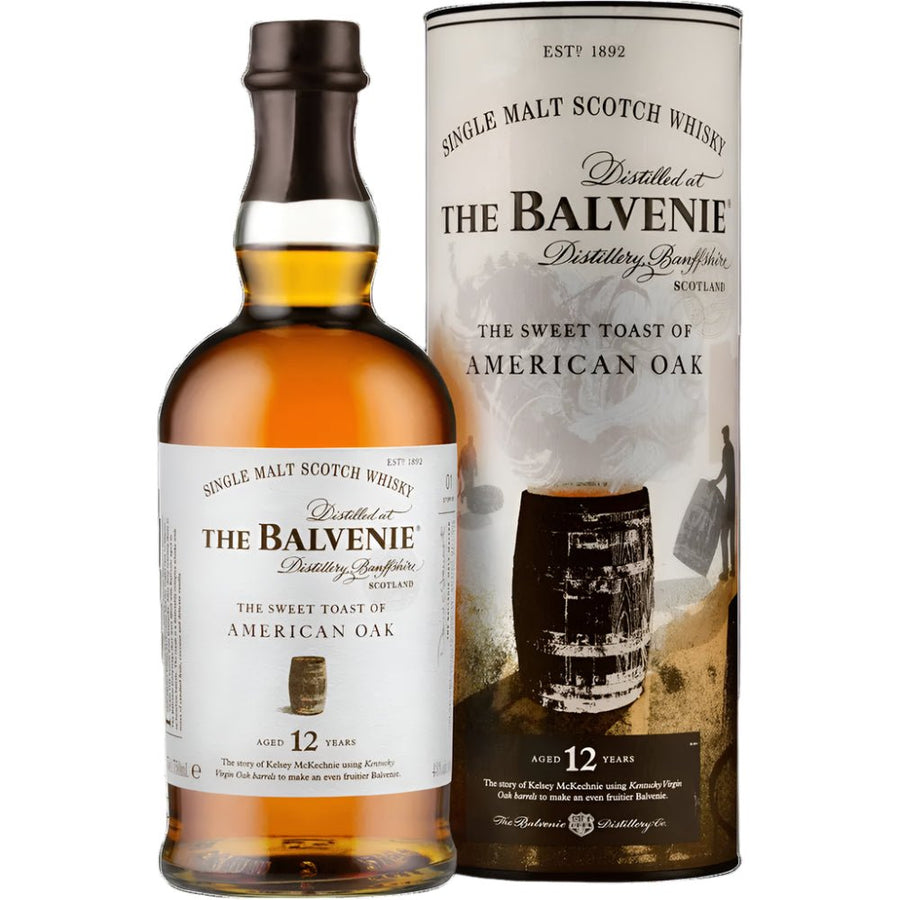 The Balvenie 12 Year Old Sweet Toast of American Oak Scotch Whisky - Bottles2Gift