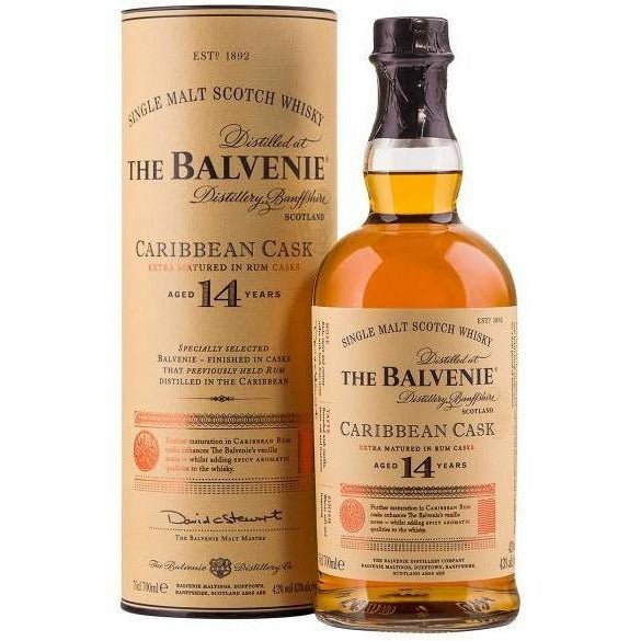 The Balvenie 14 Year Old Caribbean Cask Single Malt Scotch Whisky - Bottles2Gift