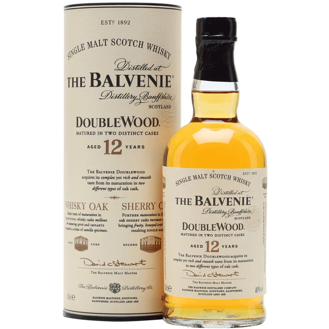 The Balvenie Double Wood 12 Year Old Single Malt Scotch Whisky - Bottles2Gift