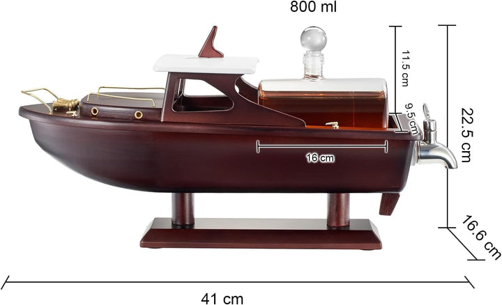 The Captain's Yacht Decanter - Bottles2Gift