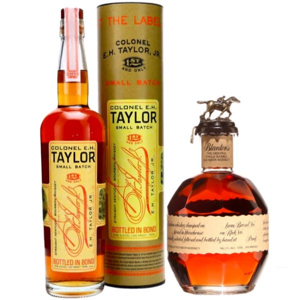 The Colonel E.H. Taylor, Jr. Small Batch & Blanton's Single Barrel Bourbon Whiskey Combo 750ml - Bottles2Gift
