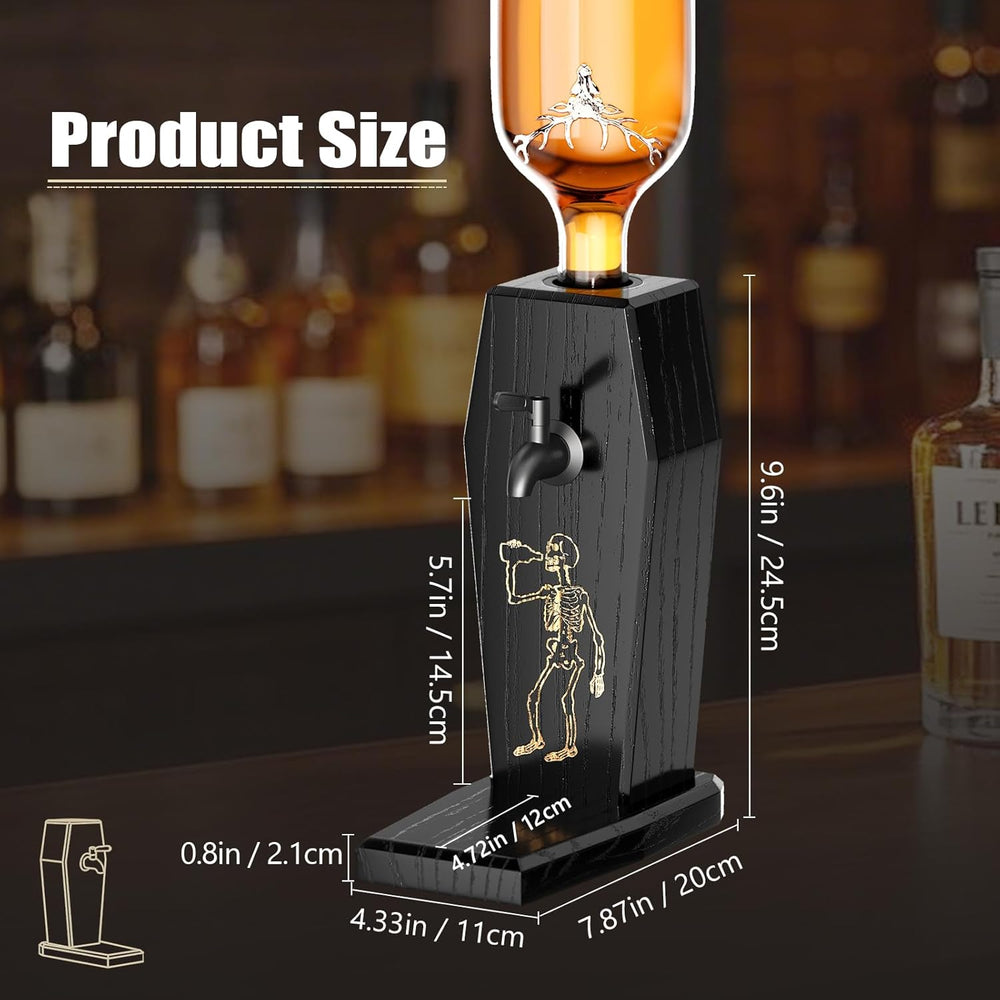 The Crypt Keeper Coffin Decanter & Dispenser - Bottles2Gift