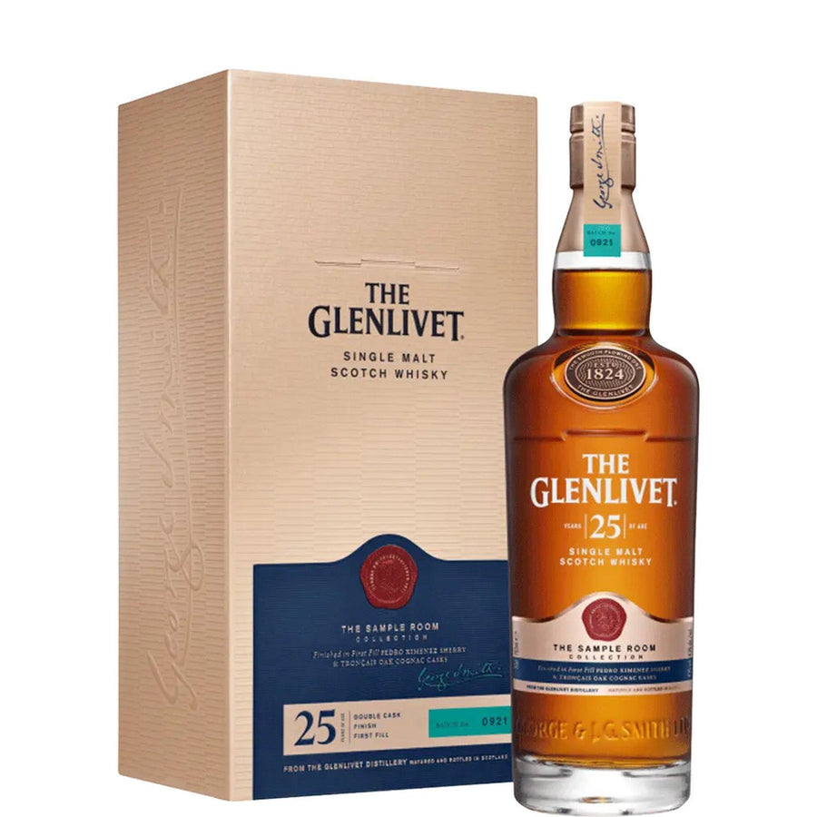 The Glenlivet 25 Yr Single Malt Scotch Whisky - Bottles2Gift