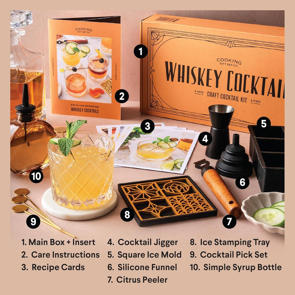 The Luxury Old Fashioned & Whiskey Cocktail Gift Kit - Bottles2Gift