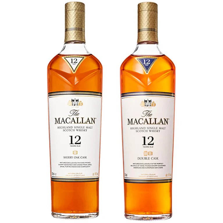 The Macallan 12 year Single Malt Whisky Bundle Combo 750ml - Bottles2Gift