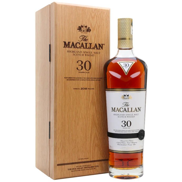 The Macallan 30 Year Old Sherry Oak Single Malt Scotch Whisky - Bottles2Gift