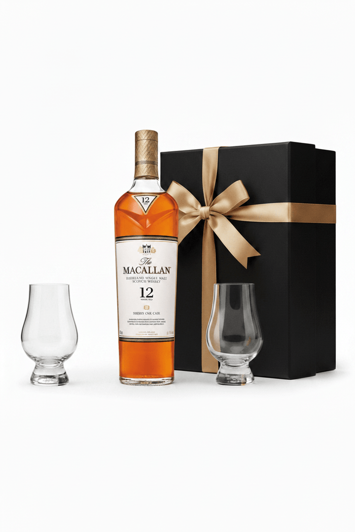 The Macallan Luxury Single Malt Scotch Whisky Gift Set with Glasses - Bottles2Gift