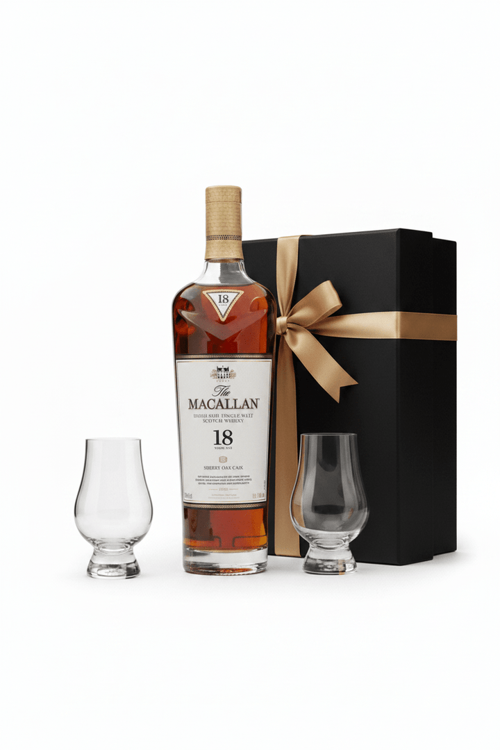The Macallan Luxury Single Malt Scotch Whisky Gift Set with Glasses - Bottles2Gift