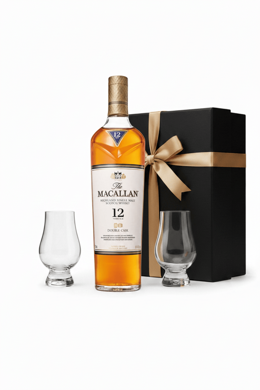 The Macallan Luxury Single Malt Scotch Whisky Gift Set with Glasses - Bottles2Gift