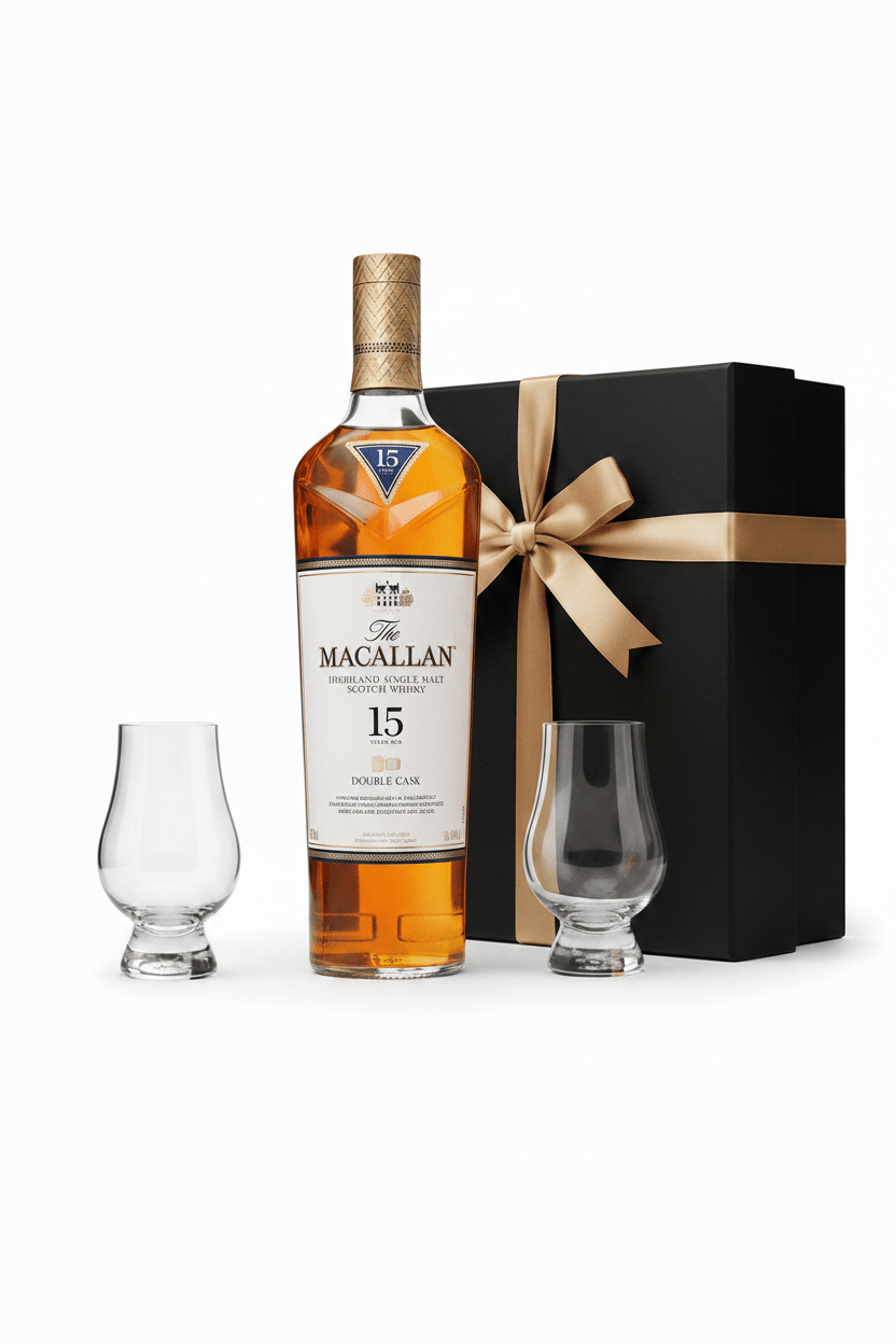 The Macallan Luxury Single Malt Scotch Whisky Gift Set with Glasses - Bottles2Gift