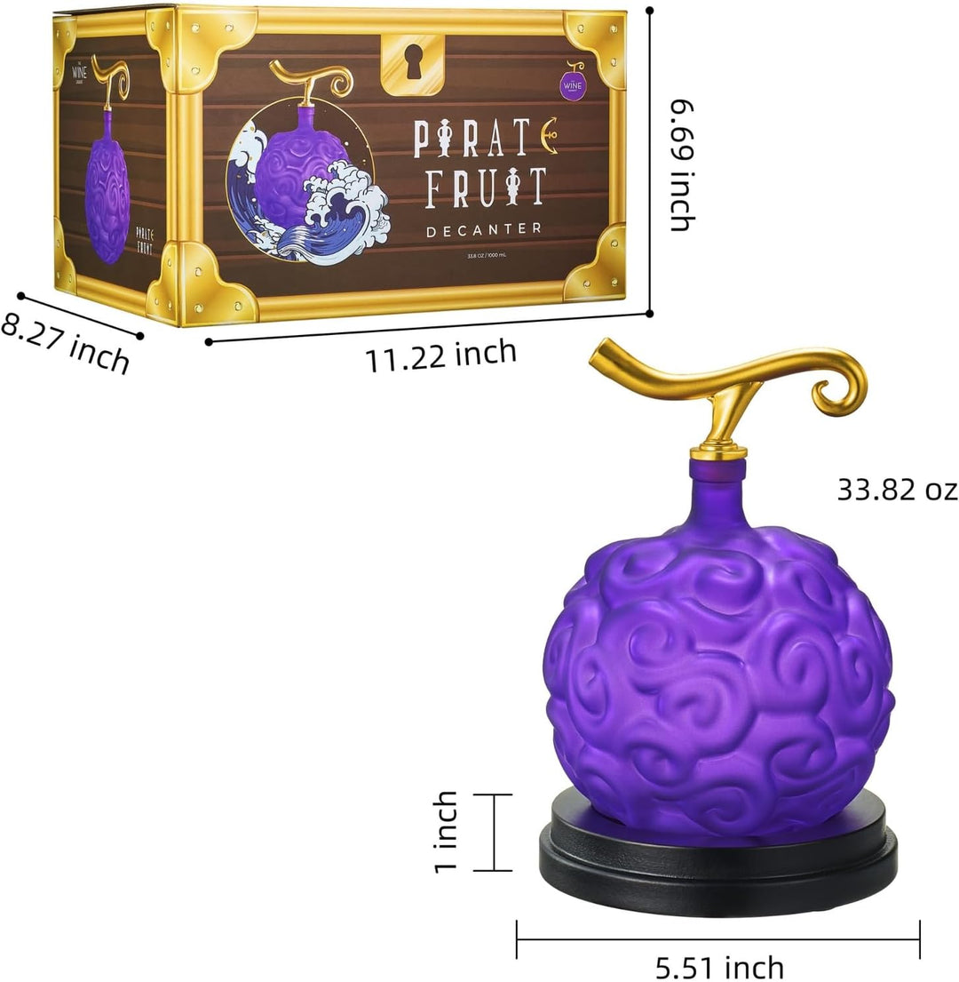 The Mystical "Swirling Sea Fruit" Decanter – Purple Edition - Bottles2Gift