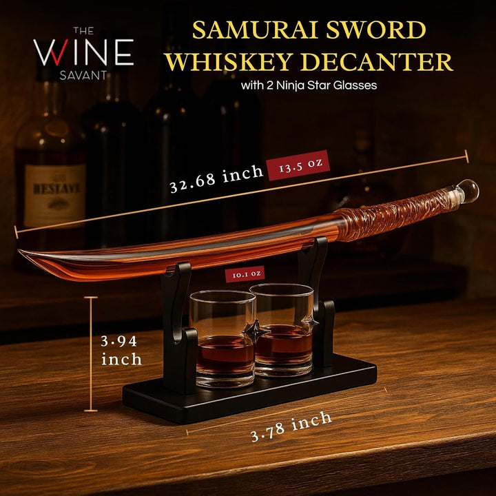 The Samurai Katana Decanter Set - Bottles2Gift