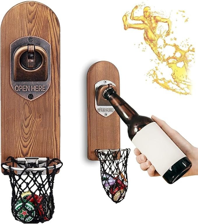 The "Slam Dunk" Wall - Mounted Bottle Opener - Bottles2Gift