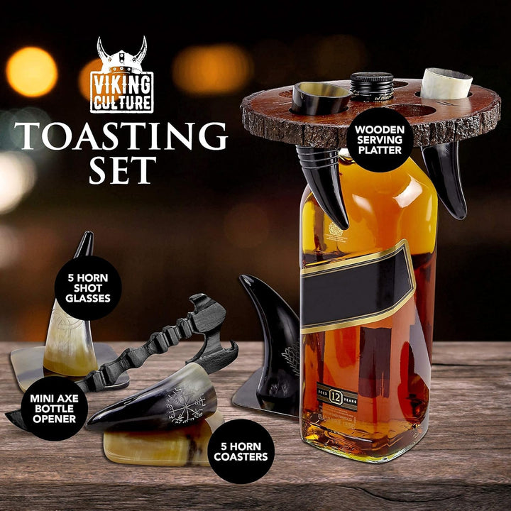 The Viking Chieftain's Toasting Set - Bottles2Gift