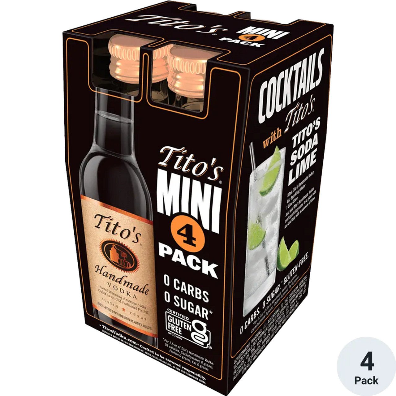 Tito's Handmade Vodka 50ml Miniature – Bottles2Gift
