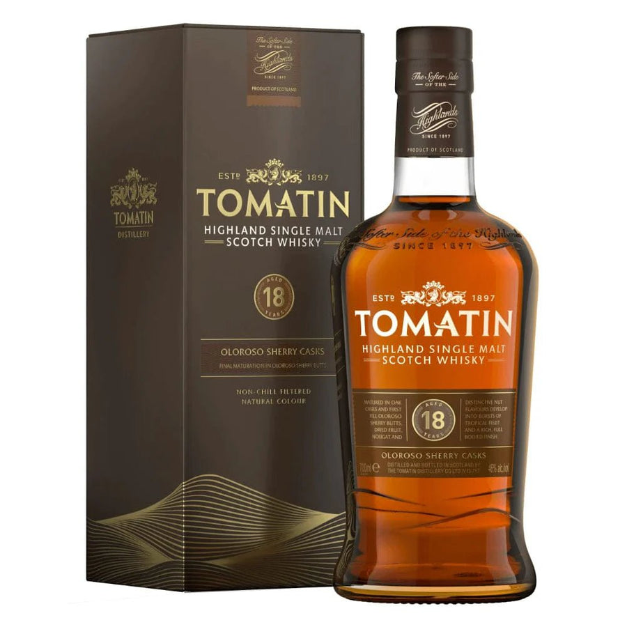 Tomatin 18 Year Single Malt Scotch Whisky - Bottles2Gift