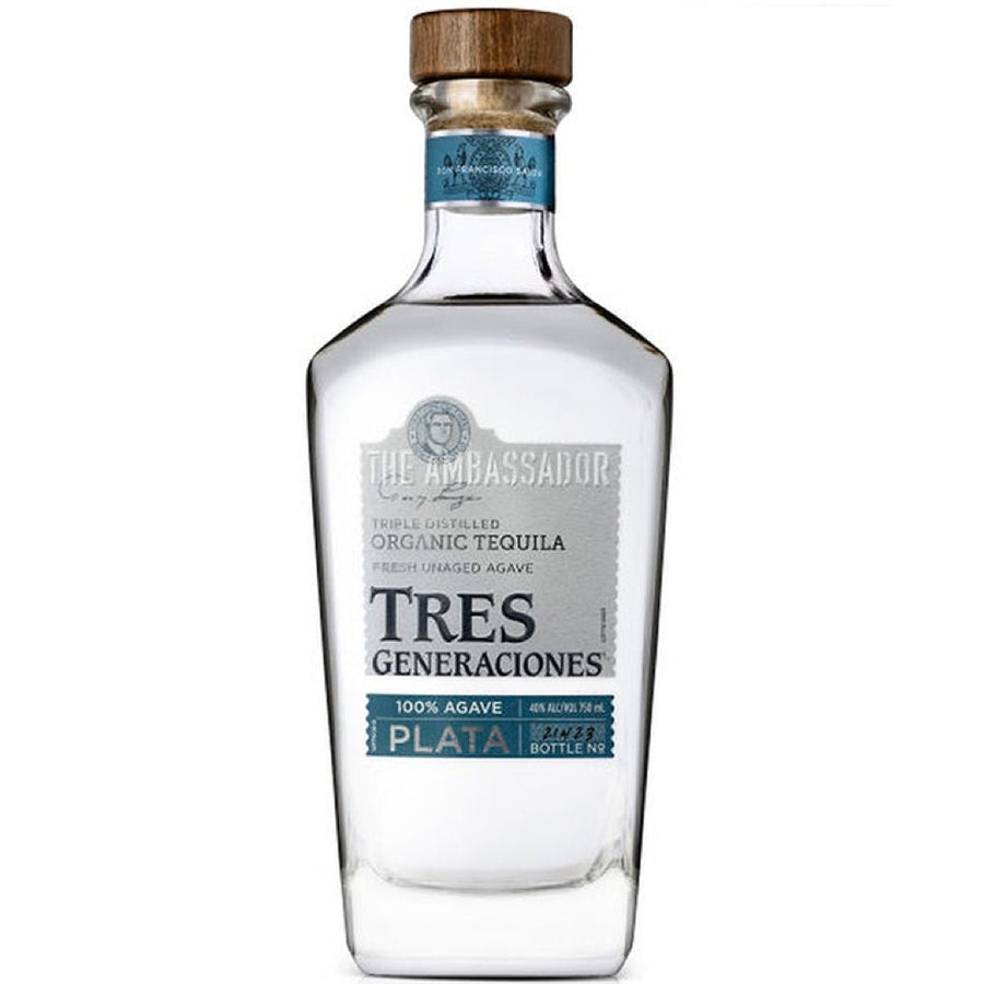 Tres Generaciones Plata Organic Tequila 750ml - Bottles2Gift