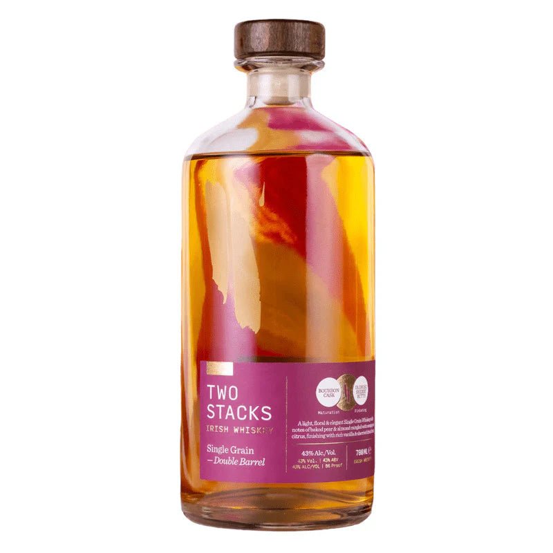 Two Stacks Single Grain Double Barrel Irish Whiskey - Bottles2Gift