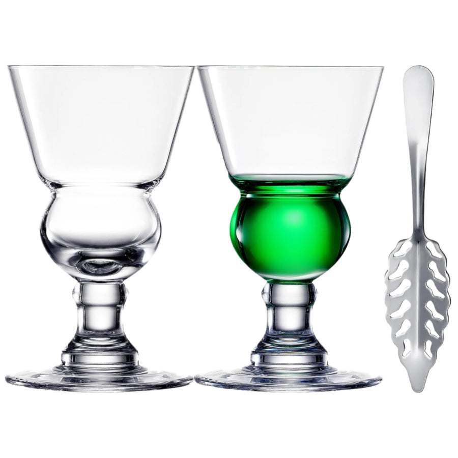 Unique Absinthe Glasses with Spoon - Bottles2Gift