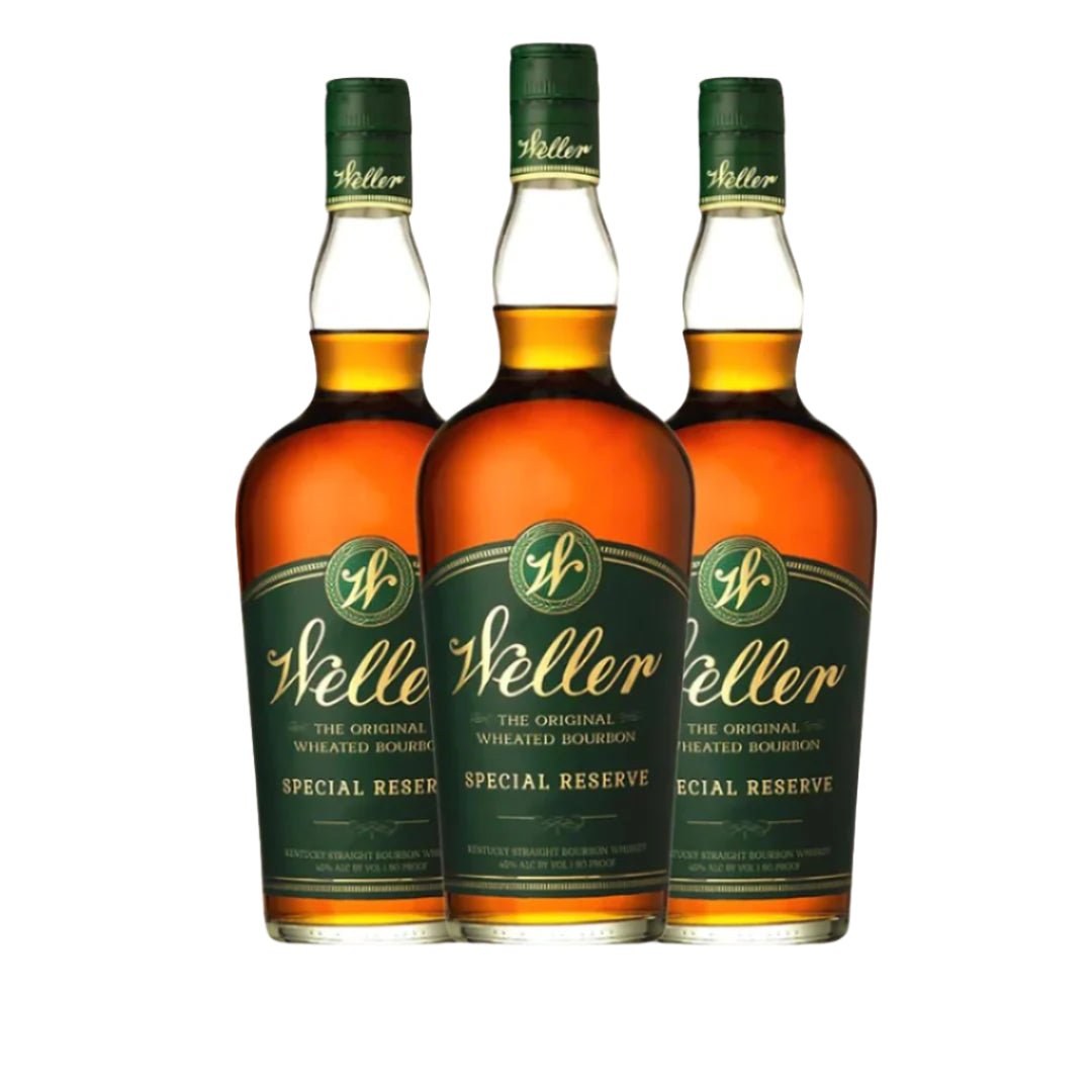 Weller Special Reserve Wheated Bourbon 3 - Pack Bottle Bundle 750ml - Bottles2Gift