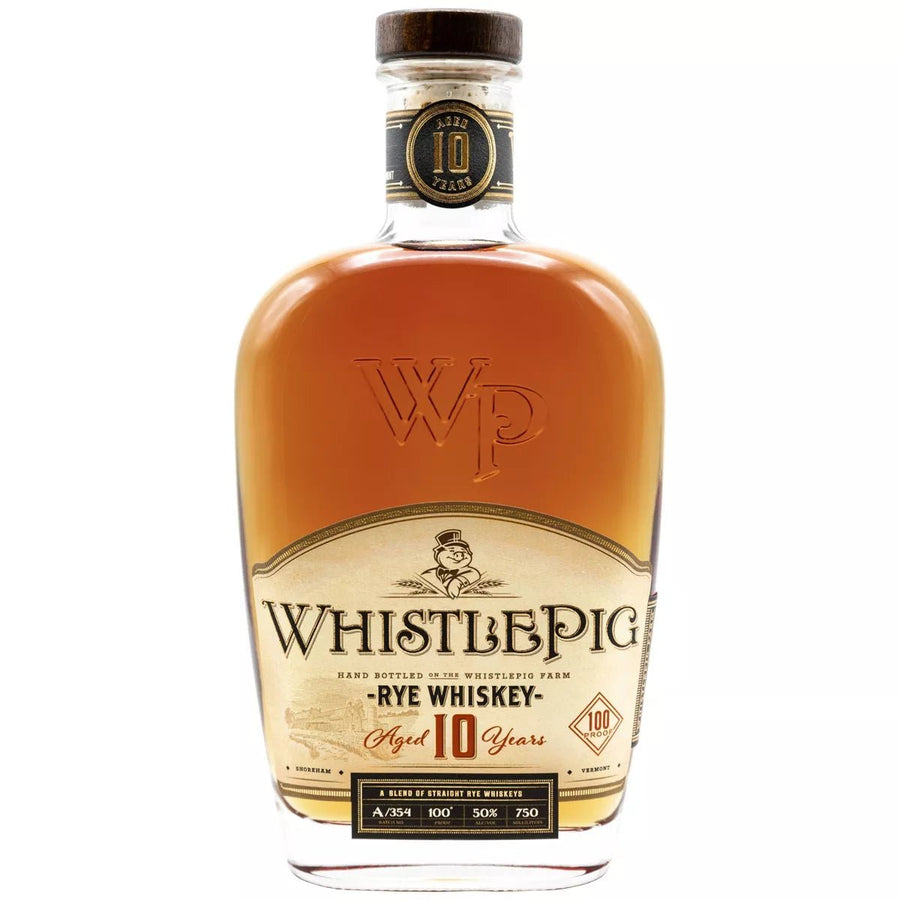 WhistlePig 10 Year Straight Rye 750ml - Bottles2Gift