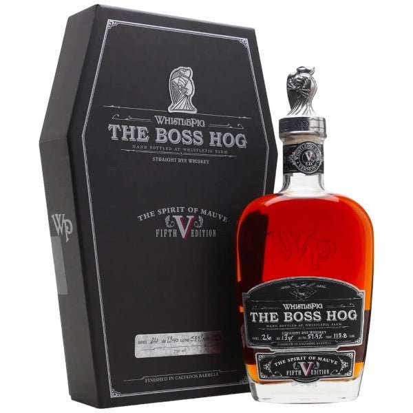 WhistlePig The Boss Hog V The Spirit of Mauve Straight Rye Whiskey 750ml - Bottles2Gift