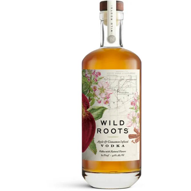 Wild Roots Vodka 750ml: Apple & Cinnamon Infused - Bottles2Gift