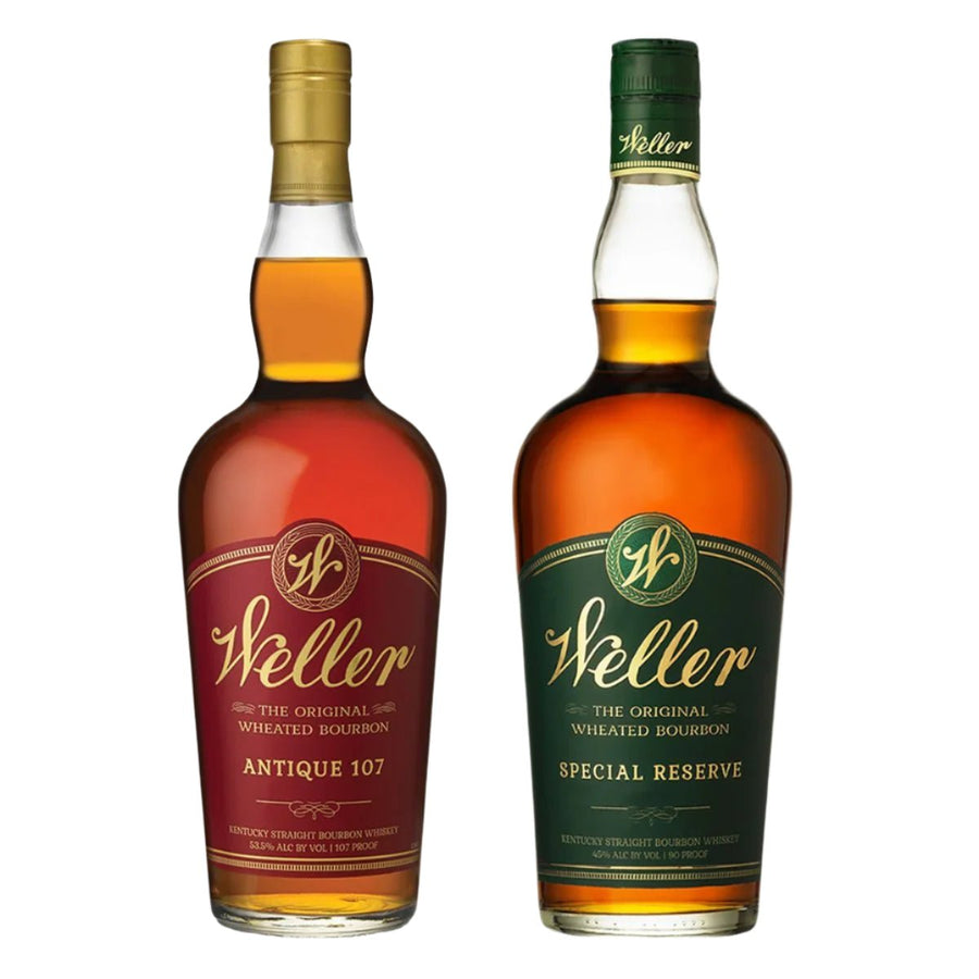 W.L. Weller: Special Reserve and Antique 107 750ml Bourbon Bundle - Bottles2Gift