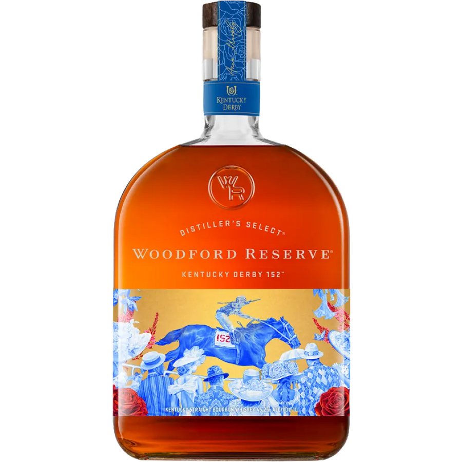 Woodford Reserve 152nd Kentucky Derby Edition Straight Bourbon Whiskey 1 Liter - Bottles2Gift