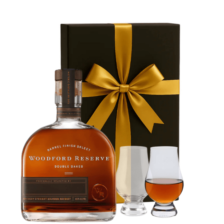 Woodford Reserve Double Oaked Gift Set W/Gift Box and Glasses 750ml - Bottles2Gift