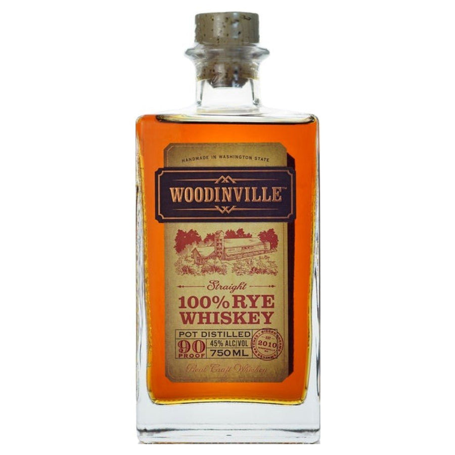 Woodinville Straight 100% Rye Whiskey 750ml - Bottles2Gift