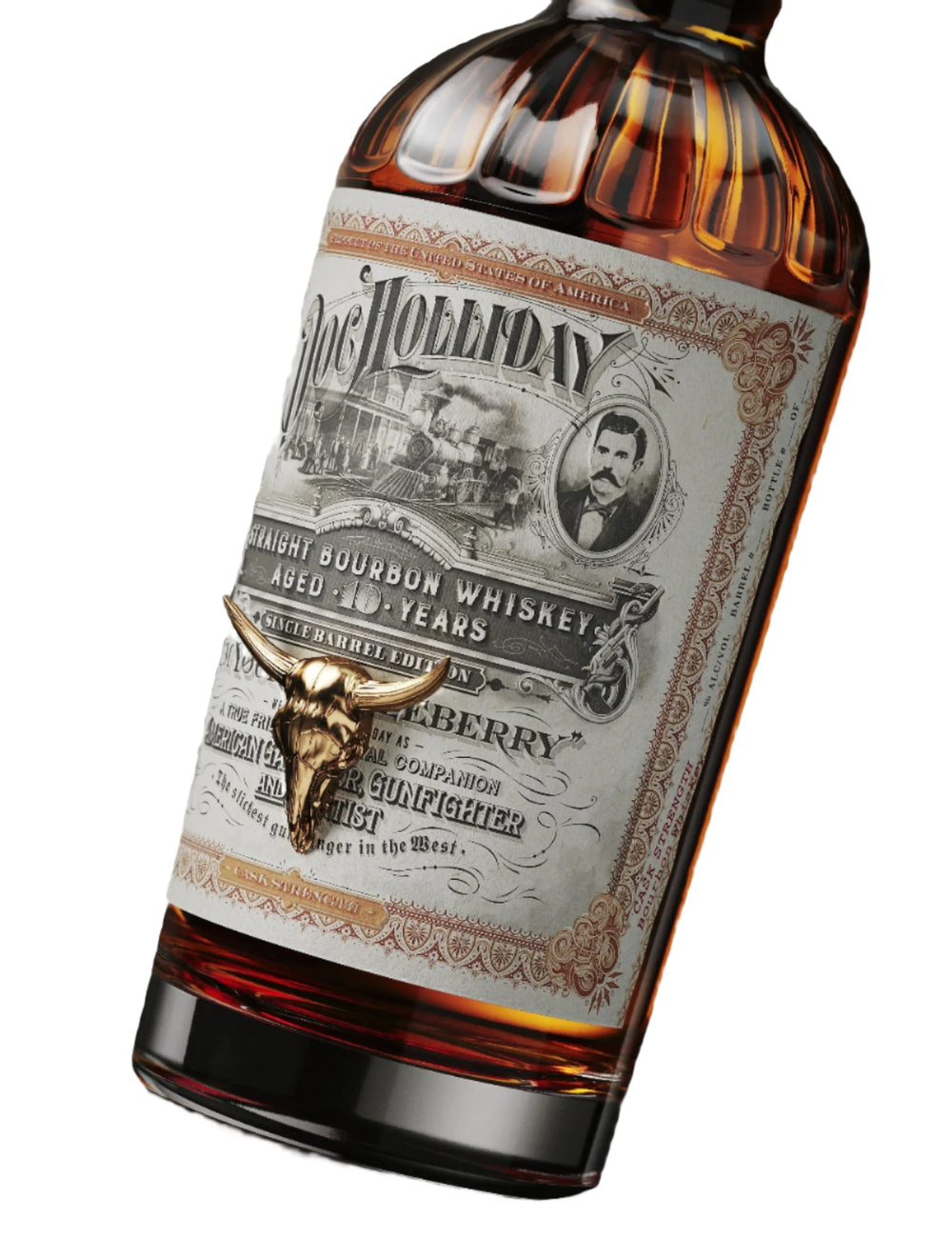 World Whiskey Society Doc Holiday 10 Year Bourbon Whiskey 750ml - Bottles2Gift