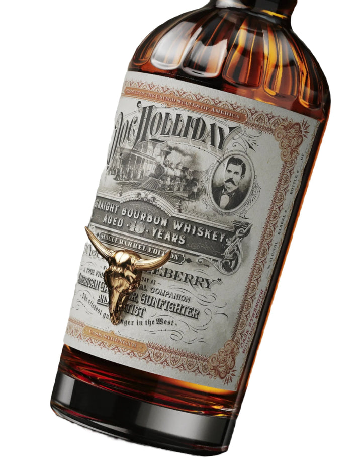 World Whiskey Society Doc Holiday 10 Year Bourbon Whiskey 750ml - Bottles2Gift