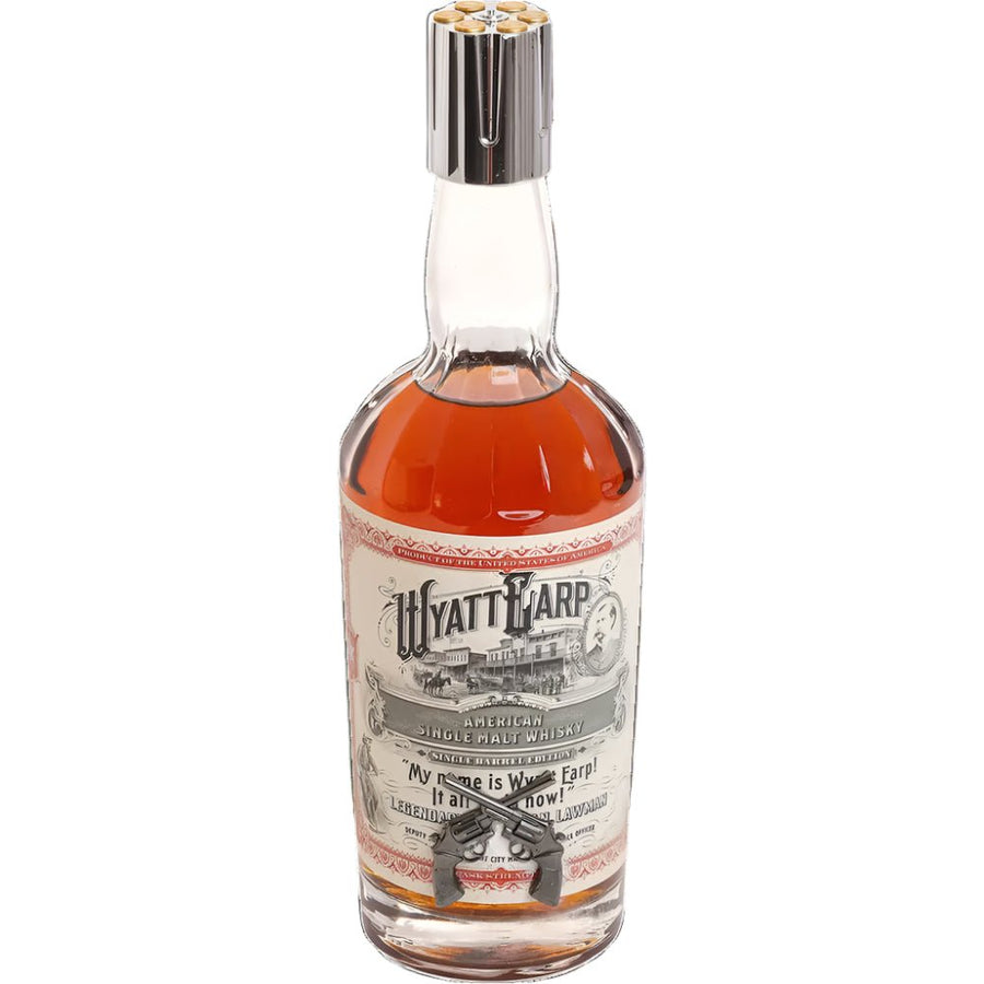 Wyatt Earp Barrel Proof American Single Malt Whiskey 750ml - Bottles2Gift