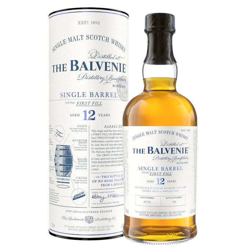 The Balvenie 12 Year First Fill Single Barrel' Single Malt Scotch Whisky