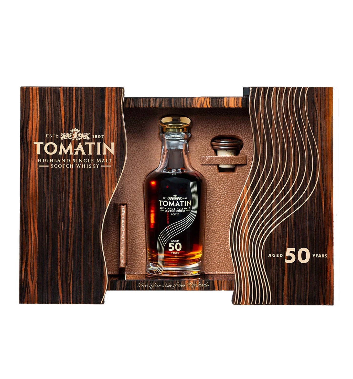 Tomatin Single Malt Scotch 50 Year W/ Wooden Gift Box