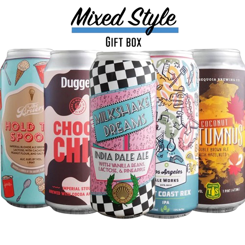 Mixed Style Craft Beer Gift Box - Free Shipping